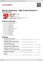 Digitální booklet (A4) Disney Singalong - High School Musical 3