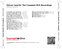 Zadní strana obalu CD Steven Isserlis: The Complete RCA Recordings