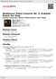 Digitální booklet (A4) Beethoven: Piano Concerto No. 3; Andante favori; Fur Elise