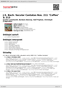Digitální booklet (A4) J.S. Bach: Secular Cantatas Nos. 211 "Coffee" & 213