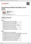 Digitální booklet (A4) The Real Royal Albert Hall 1966 Concert (Live)