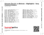 Zadní strana obalu CD Giacomo Puccini: La Boheme - (Highlights)  - Sony Classical Masters