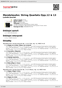 Digitální booklet (A4) Mendelssohn: String Quartets Opp.12 & 13