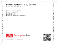 Zadní strana obalu CD Dvořák: Symfonie č. 7, Vodník