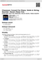 Digitální booklet (A4) Chausson: Concert for Piano, Violin & String Quartet / Ravel: Piano Trio