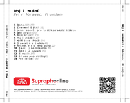 Zadní strana obalu CD Moji známí