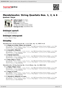 Digitální booklet (A4) Mendelssohn: String Quartets Nos. 1, 2, & 6