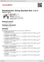 Digitální booklet (A4) Mendelssohn: String Quartets Nos. 3 & 4