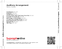 Zadní strana obalu CD Auditory Arrangement