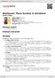 Digitální booklet (A4) Beethoven: Piano Sonatas & Variations