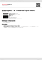 Digitální booklet (A4) Blank Space – a Tribute to Taylor Swift