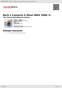 Digitální booklet (A4) Bach´s Concerto G Minor BWV 1058: II.
