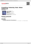 Digitální booklet (A4) Forgetting Yesterday (feat. Petter Hedstrom)