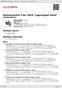 Digitální booklet (A4) Sukimaswitch Tour 2010 "Lagrangian Point"