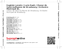 Zadní strana obalu CD Eugénie Lorentz / Lucie Rauh / Choeur de Saint-Guillaume de Strasbourg / Orchestre Municipal de Strasbourg play: Jean-Sébastien Bach: Weihnachts-Oratorium (2. Teil), BWV 248