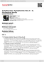 Digitální booklet (A4) Tchaikovsky: Symphonies Nos.4 - 6; Orchestral works
