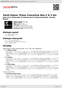 Digitální booklet (A4) Saint-Saens: Piano Concertos Nos.2 & 5 etc