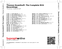 Zadní strana obalu CD Thomas Quasthoff: The Complete RCA Recordings