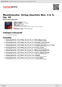 Digitální booklet (A4) Mendelssohn: String Quartets Nos. 3 & 4, Op. 44