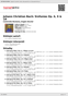 Digitální booklet (A4) Johann Christian Bach: Sinfonias Op. 6, 9 & 18