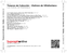 Zadní strana obalu CD Tesoros de Colección - Violines de Villafontana