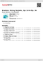 Digitální booklet (A4) Brahms: String Sextets, Op. 18 & Op. 36