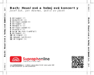 Zadní strana obalu CD Bach: Houslové a hobojové koncerty