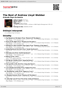 Digitální booklet (A4) The Best of Andrew Lloyd Webber
