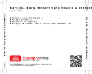 Zadní strana obalu CD Bartók, Berg: Koncerty pro housle a orchestr