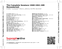 Zadní strana obalu CD The Complete Sessions 1960-1961 (HD Remastered)