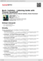 Digitální booklet (A4) Bach: Cantatas – Listening Guide with Thomas Quasthoff