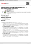 Digitální booklet (A4) Mendelssohn: String Quartets Nos. 1 & 2