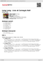 Digitální booklet (A4) Lang Lang - Live at Carnegie Hall