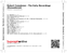 Zadní strana obalu CD Robert Casadesus - The Early Recordings (Remastered)
