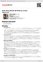 Digitální booklet (A4) The Very Best Of Sheryl Crow