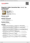Digitální booklet (A4) Paganini: Violin Concertos Nos. 1 & 2, "La Campanella"