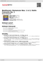 Digitální booklet (A4) Beethoven: Romances Nos. 1 & 2; Violin Concerto No. 1