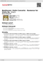 Digitální booklet (A4) Beethoven: Violin Concerto - Romance for Violin No. 1 & 2