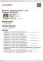 Digitální booklet (A4) Brahms: Symphony Nos. 3 & 4