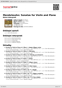 Digitální booklet (A4) Mendelssohn: Sonatas for Violin and Piano