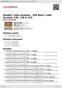 Digitální booklet (A4) Handel: Cello Sonatas - CPE Bach: Cello Sonatas 128, 126 & 124