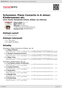 Digitální booklet (A4) Schumann: Piano Concerto in A minor; Kinderszenen etc.