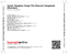 Zadní strana obalu CD Sarah Vaughan Sings The Mancini Songbook [Reissue]