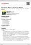 Digitální booklet (A4) Bruckner: Mass in D minor; Motets