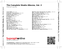Zadní strana obalu CD The Complete Studio Albums, Vol. 2