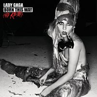 Přední strana obalu CD Born This Way - The Remix