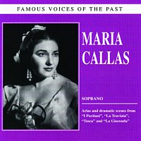 Přední strana obalu CD Famous voices of the past - Maria Callas