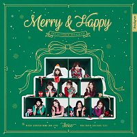 Přední strana obalu CD Merry & Happy