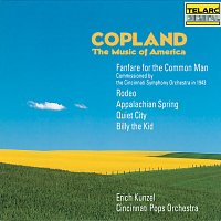 Přední strana obalu CD Copland: The Music of America