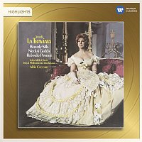 Přední strana obalu CD Verdi: La Traviata (Highlights).